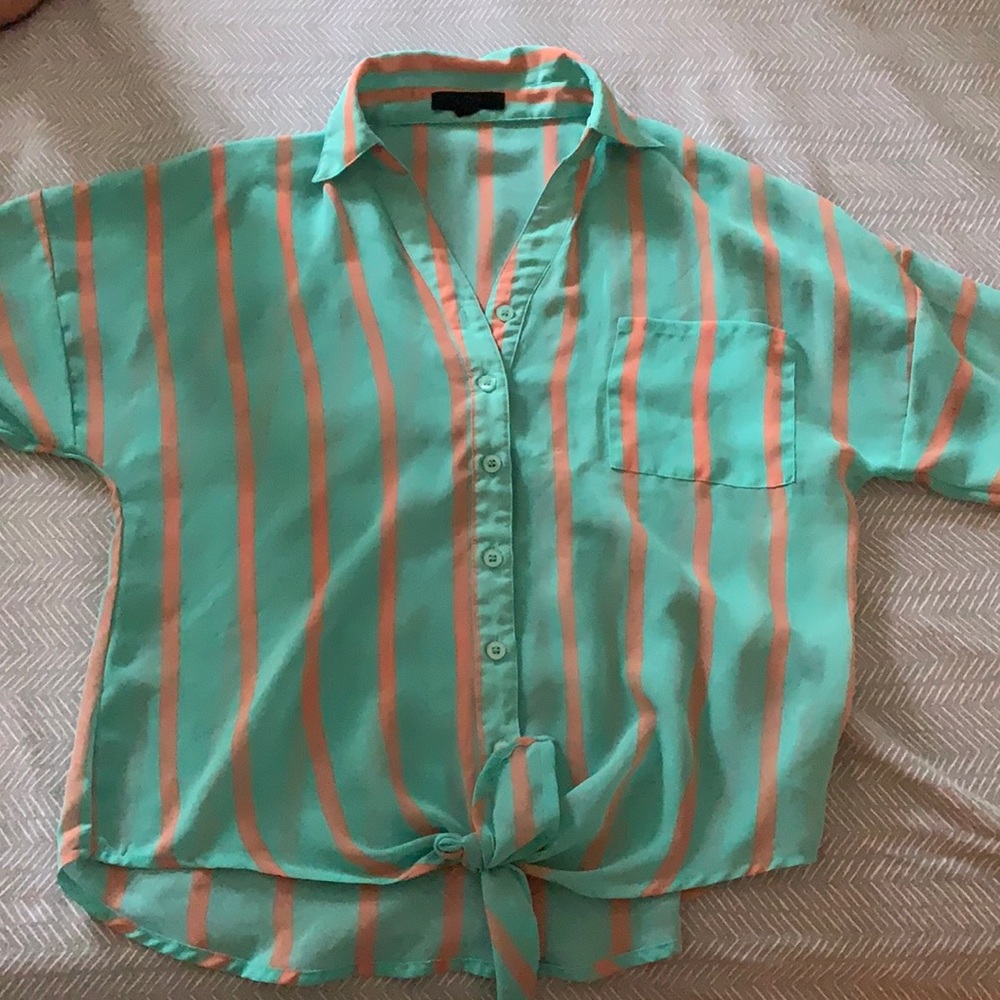 Pastel collared shirt